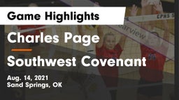 Charles Page  vs Southwest Covenant  Game Highlights - Aug. 14, 2021