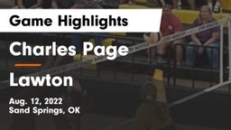 Charles Page  vs Lawton   Game Highlights - Aug. 12, 2022