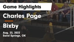 Charles Page  vs Bixby  Game Highlights - Aug. 23, 2022