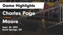 Charles Page  vs Moore Game Highlights - Sept. 30, 2022