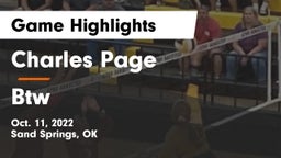Charles Page  vs Btw Game Highlights - Oct. 11, 2022