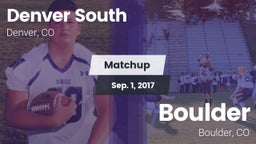 Matchup: Denver South vs. Boulder  2017