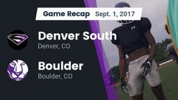 Recap: Denver South  vs. Boulder  2017