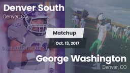 Matchup: Denver South vs. George Washington  2017