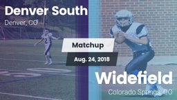 Matchup: Denver South vs. Widefield  2018