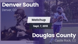 Matchup: Denver South vs. Douglas County  2018