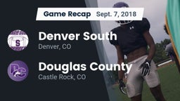 Recap: Denver South  vs. Douglas County  2018