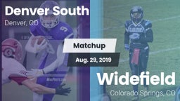 Matchup: Denver South vs. Widefield  2019