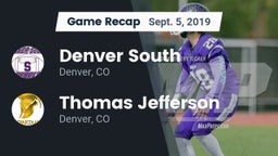 Recap: Denver South  vs. Thomas Jefferson  2019