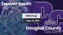 Matchup: Denver South vs. Douglas County  2019