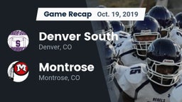 Recap: Denver South  vs. Montrose  2019