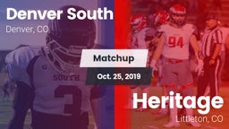Matchup: Denver South vs. Heritage  2019
