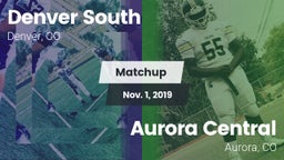 Matchup: Denver South vs. Aurora Central  2019