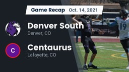 Recap: Denver South  vs. Centaurus  2021