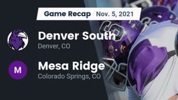 Recap: Denver South  vs. Mesa Ridge  2021