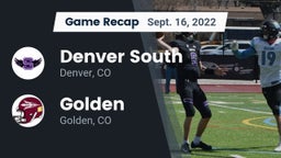 Recap: Denver South  vs. Golden  2022