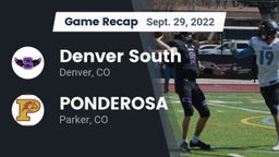 Recap: Denver South  vs. PONDEROSA  2022