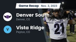 Recap: Denver South  vs. Vista Ridge  2023