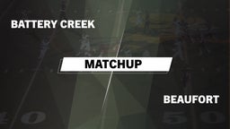 Matchup: Battery Creek vs. Beaufort  2016