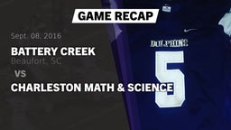 Recap: Battery Creek  vs. Charleston Math & Science 2016