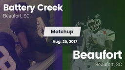 Matchup: Battery Creek vs. Beaufort  2017