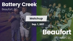Matchup: Battery Creek vs. Beaufort  2017