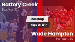 Matchup: Battery Creek vs. Wade Hampton  2017