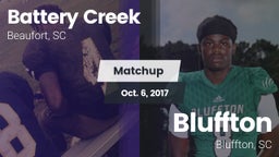 Matchup: Battery Creek vs. Bluffton  2017