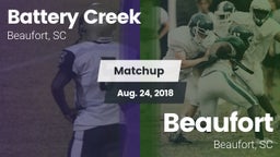 Matchup: Battery Creek vs. Beaufort  2018