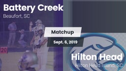 Matchup: Battery Creek vs. Hilton Head  2019
