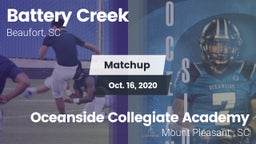 Matchup: Battery Creek vs. Oceanside Collegiate Academy 2020