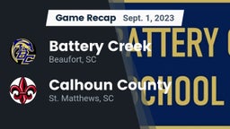 Recap: Battery Creek  vs. Calhoun County  2023