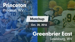 Matchup: Princeton vs. Greenbrier East  2016