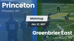 Matchup: Princeton vs. Greenbrier East  2017