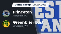 Recap: Princeton  vs. Greenbrier East  2023