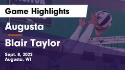 Augusta  vs Blair Taylor  Game Highlights - Sept. 8, 2022