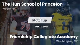 Matchup: Hun vs. Friendship Collegiate Academy  2016