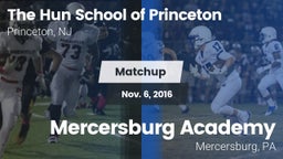 Matchup: Hun vs. Mercersburg Academy  2016