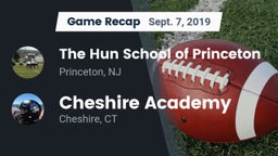 Recap: The Hun School of Princeton vs. Cheshire Academy  2019