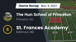 Recap: The Hun School of Princeton vs. St. Frances Academy  2021