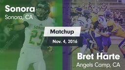 Matchup: Sonora vs. Bret Harte  2016