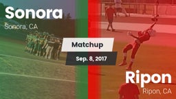 Matchup: Sonora vs. Ripon  2017