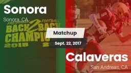 Matchup: Sonora vs. Calaveras  2017