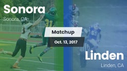 Matchup: Sonora vs. Linden  2017