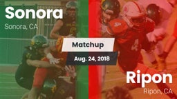Matchup: Sonora vs. Ripon  2018