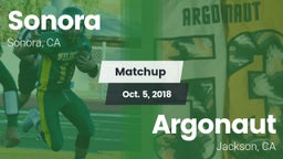 Matchup: Sonora vs. Argonaut  2018