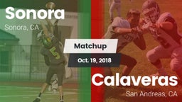Matchup: Sonora vs. Calaveras  2018