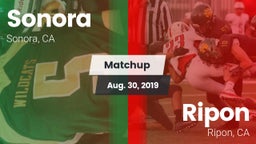 Matchup: Sonora vs. Ripon  2019