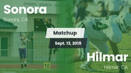 Matchup: Sonora vs. Hilmar  2019