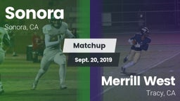 Matchup: Sonora vs. Merrill West  2019